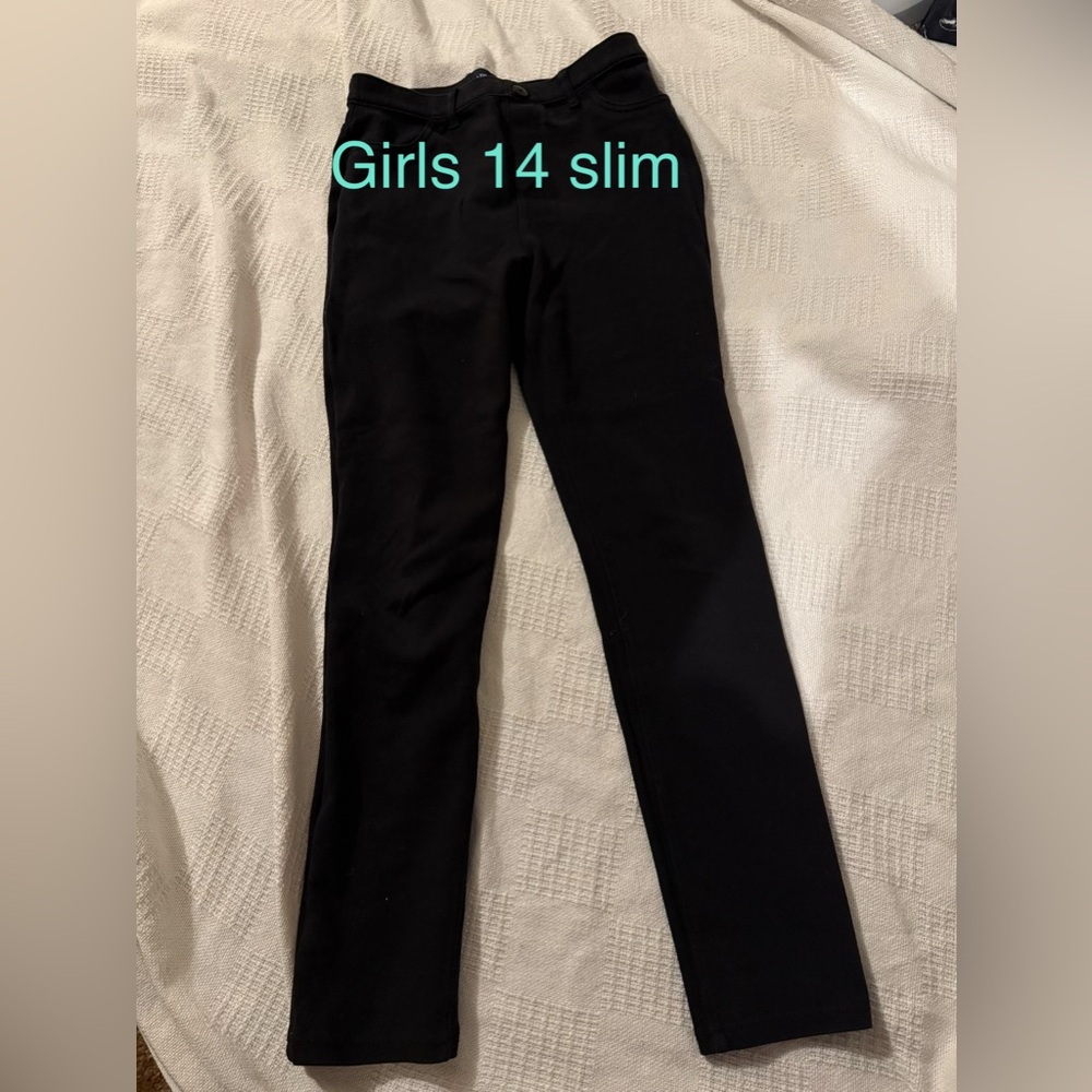 The Children's Place Black Girls Slim Pants